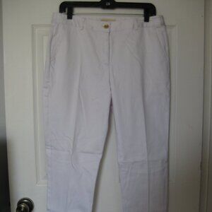 Michael Kors Women`s White Chino Pants sz 6